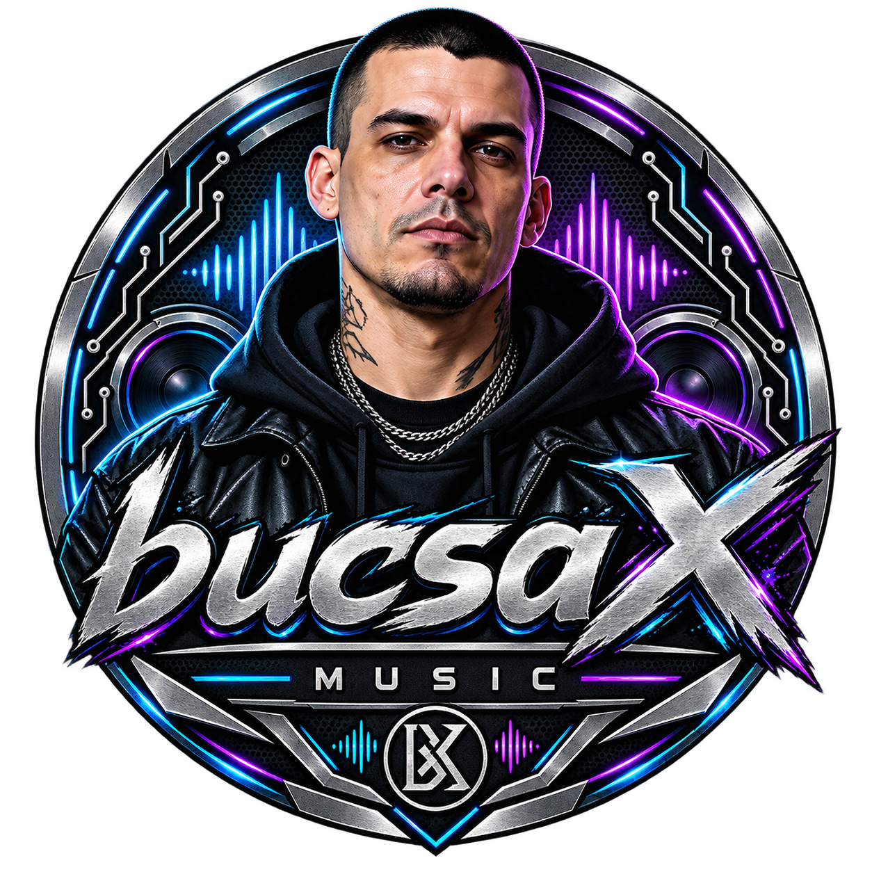 bucsaX MUSIC embléma